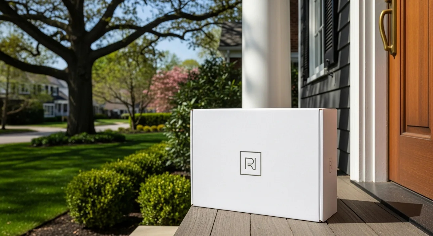 Delivery box at front door