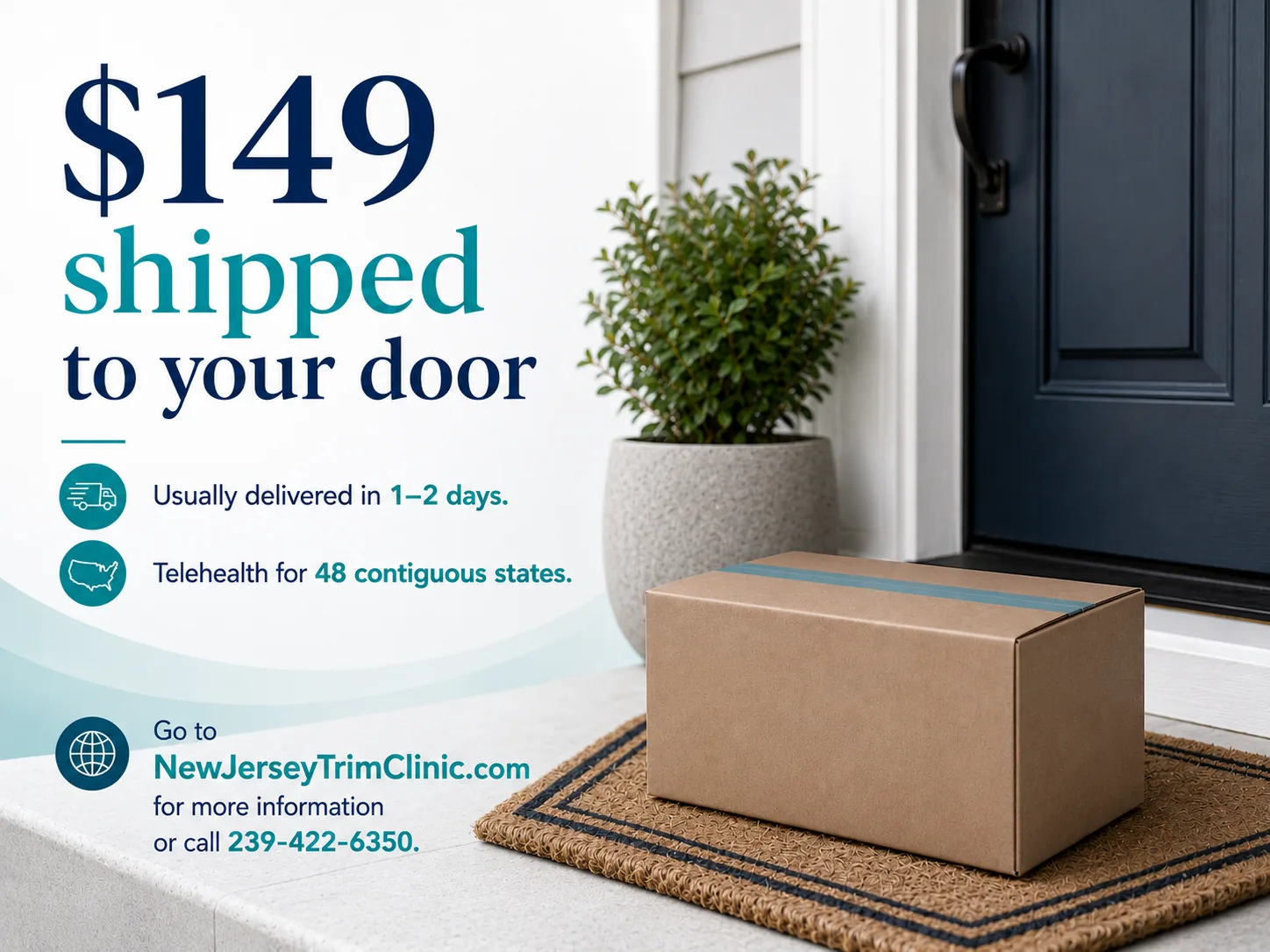 GLP-1 medication shipped to your door — Bethesda Trim Clinic